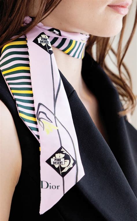 dior mitzah scarf tie